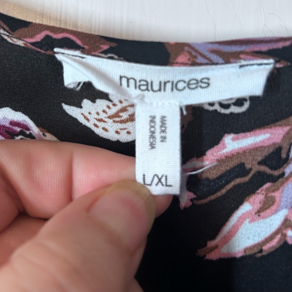 Lightweight Maurice’s semisheer overpiece\kimono, size L/XL - Picture 3 of 6